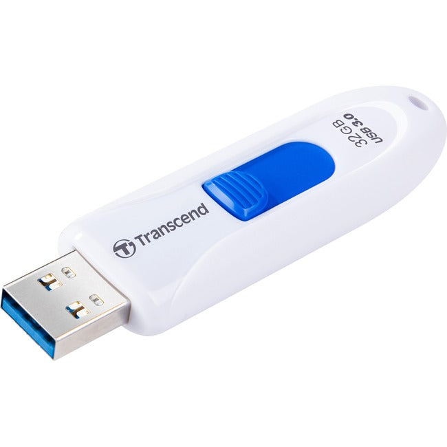 Transcend JetFlash 790 32 GB USB 3.0 Flash Drive - White Transcend JetFlash 790 32 GB USB 3.0 Flash Drive - White